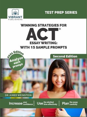 cover image of Winning Strategies for ACT Essay Writing